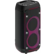 مكبر الصوت بعجلات من بلاتينيوم لون أسود AH-8550