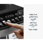 Delonghi Magnifica EVO Bean to Cup Fully Automatic Coffee Machine, Traditional Milk Frother, Built In Grinder, Titanium and Black , ECAM290.81.TB