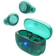 JLab Go Pop ANC True Wireless Earbuds Transparent Teal