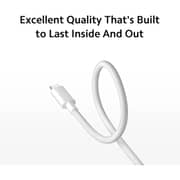 Xiaomi 6A Braided USB-C to USB-C Cable 1 m White - L36340