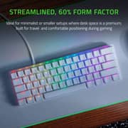 Razer Huntsman Mini 60% Mechanical Keyboard White - RZ03-03393300-R3U1