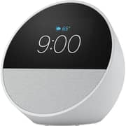 Amazon Echo Spot Smart Speaker With Alarm Glacier White - B0BFCBKXWL