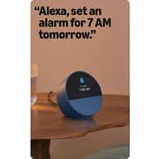 Amazon Echo Spot Smart Speaker With Alarm Glacier White - B0BFCBKXWL