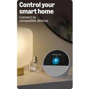 Amazon Echo Spot Smart Speaker With Alarm Glacier White - B0BFCBKXWL