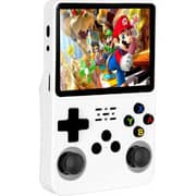 Handheld Retro Gaming Console 64GB White - R36S