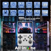 Handheld Retro Gaming Console 64GB White - R36S