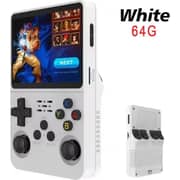 Handheld Retro Gaming Console 64GB White - R36S