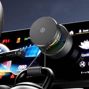 Car Holder RGB Magnetic Phone Holder Black - D29