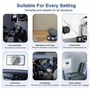 Magnetic Car Phone Holder White - K009