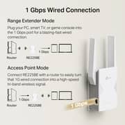 TPLink BE3600 WiFi 7 Dual Band Range Extender - RE225BE