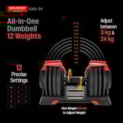Sparnod Fitness Adjustable Dumbbell - SAD-24