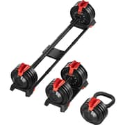 Sparnod Fitness 3-in-1 Adjustable Dumbbell - SAD-25
