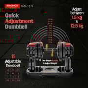 Sparnod Fitness Adjustable Dumbbell - SAD-12.5