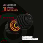 Sparnod Fitness Adjustable Dumbbell - SAD-12.5