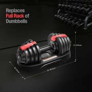 Sparnod Fitness Adjustable Dumbbell - SAD-12.5