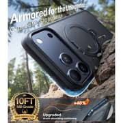 Torras Ostand Spin Series Case Black iPhone 17 Pro Max - X00FX2571