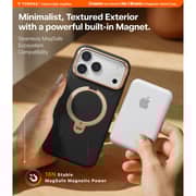 Torras Ostand Spin VegSkin Series Case Ivory Black iPhone 17 Pro Max - X00FX2601