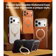 Torras Ostand Spin VegSkin Series Case Ivory Black iPhone 17 Pro Max - X00FX2601