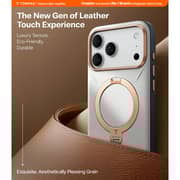 Torras Ostand Spin VegSkin Series Case Pearl Grey iPhone 17 Pro - X00FX2602