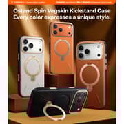Torras Ostand Spin VegSkin Series Case Pearl Grey iPhone 17 Pro Max - X00FX2605