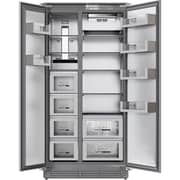 Millen Side By Side Refrigerator 455L Grey - MBSB455ID