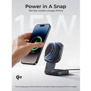 Aukey 2-in-1 Magnetic Wireless Charger Grey - LC-MC211-GY