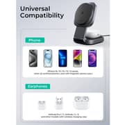 Aukey 2-in-1 Magnetic Wireless Charger Grey - LC-MC211-GY