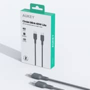 Aukey USB-C To USB-C Cable 1m Grey - CB-DCC063-GY