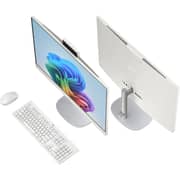 HP All-in-One (2025) Desktop - AMD Ryzen AI 7-350 / 27inch FHD / 1TB SSD / 16GB RAM / Shared AMD Radeon Graphics / Windows 11 Home / English & Arabic Keyboard / Shell White / Middle East Version - [27-CT2000NE]