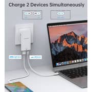 Choetech GAN Ultra Thin Wall Charger White - PD6011