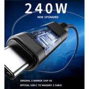 Choetech Digital Display Magnet USB-C Cable 1.8m Black - XCC-1061