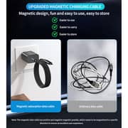 Choetech Digital Display Magnet USB-C Cable 1.8m Black - XCC-1061