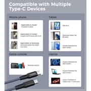 Choetech USB-C To USB-C Magnet Cable 1m Blue/Black - XCC-1081