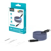 Choetech USB-C To USB-C Magnet Cable 1m Blue/Black - XCC-1081