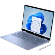 HP OmniBook 5 Flip 2-in-1 (2025) Laptop - Intel Core 5-120U / 14inch 2K IPS Touch Display / 512GB SSD / 16GB RAM / Shared Intel Graphics / Sky Blue / English & Arabic Keyboard / Middle East Version - [14-FP0033NE] + HP Wireless Mouse + Laptop Briefcase