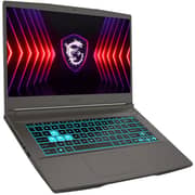 MSI Thin 15 Gaming (2023) Laptop - 13th Gen / Intel Core i5-13420H / 15.6inch FHD / 512GB SSD / 16GB RAM / 4GB NVIDIA GeForce RTX 3050 Graphics / Windows 11 / English Keyboard / Cosmos Grey / International Version - [B13UC-1000US]
