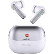 Swiss Military Delta AI Wireless Earbuds White