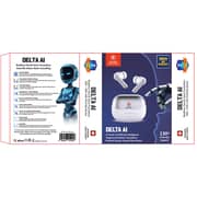 Swiss Military Delta AI Wireless Earbuds White