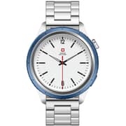 Swiss Military Dom 8 Smartwatch With Ring Stainless Steel/Blue