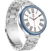 Swiss Military Dom 8 Smartwatch With Ring Stainless Steel/Blue