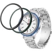 Swiss Military Dom 8 Smartwatch With Ring Stainless Steel/Blue