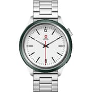 Swiss Military Dom 8 Smartwatch With Ring Stainless Steel/Green