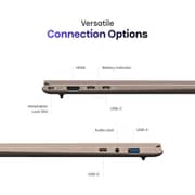 Onsor Mouj 14 (2025) Laptop - 1st Series / Intel Core Ultra 5-125H / 14inch QHD / 512GB SSD / 8GB RAM / Shared Intel Arc Graphics / Windows 11 Home / English & Arabic Keyboard / Gold / Middle East Version - [M14U10i125H8512SH]