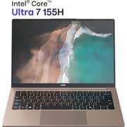 Onsor Mouj 14 (2025) Laptop - 1st Series / Intel Core Ultra 7-155H / 14inch QHD / 512GB SSD / 16GB RAM / Shared Intel Arc Graphics / Windows 11 Home / English & Arabic Keyboard / Gold / Middle East Version - [M14U10i155H16512SH]