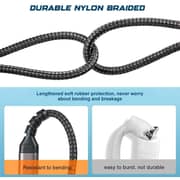 Admos Wear Resistance Micro Data Cable 1m Black - AM-101MC