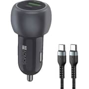 Admos Intelligent Car Charger Black - AM-812Pd