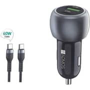 Admos Intelligent Car Charger Black - AM-812Pd