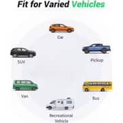 Admos Intelligent Car Charger Black - AM-812Pd