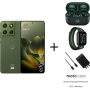 Motorola Edge 70 5G 512GB 12GB Pantone Bronze Green Dual Sim Smartphone + Buds Loop (Moto) + Watch Fit + TurboPower 68W Charger + Moto Care