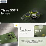 Motorola Edge 70 5G 512GB 12GB Pantone Bronze Green Dual Sim Smartphone + Buds Loop (Moto) + Watch Fit + TurboPower 68W Charger + Moto Care